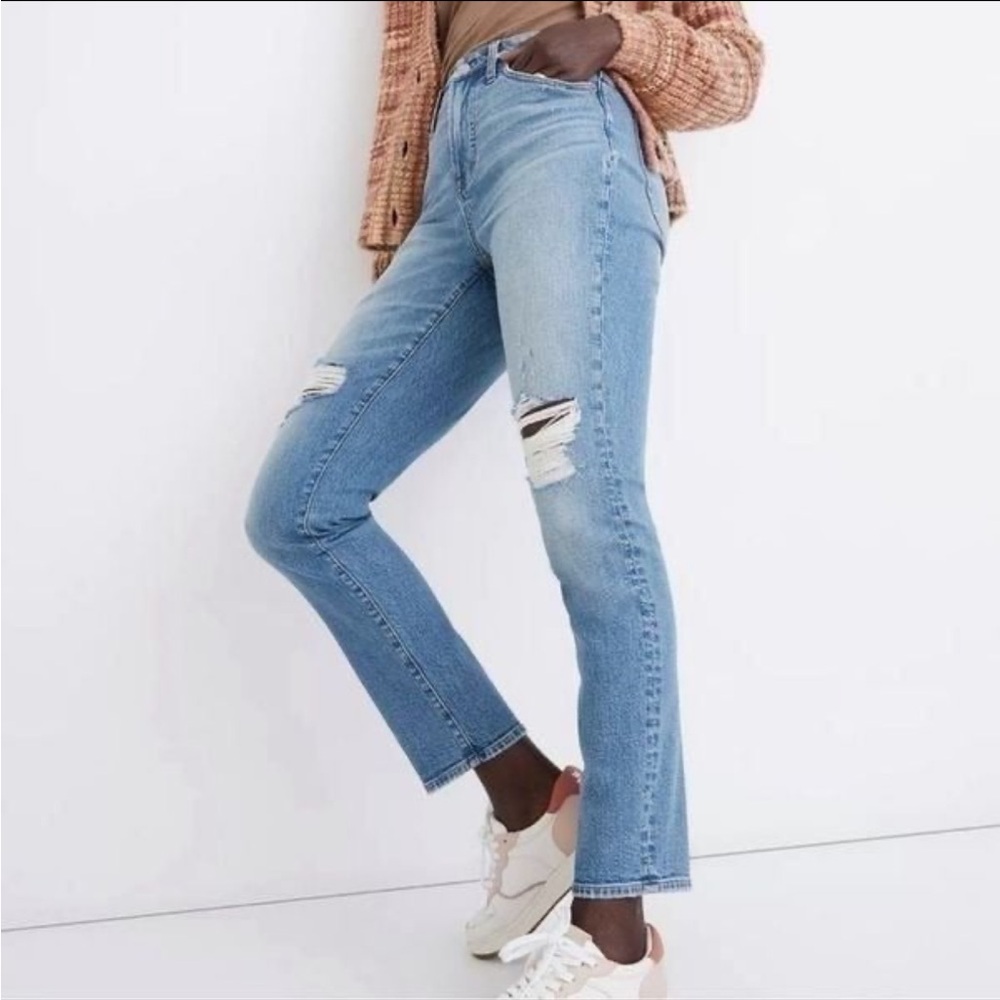 Madewell distressed perfect vintage jeans 27